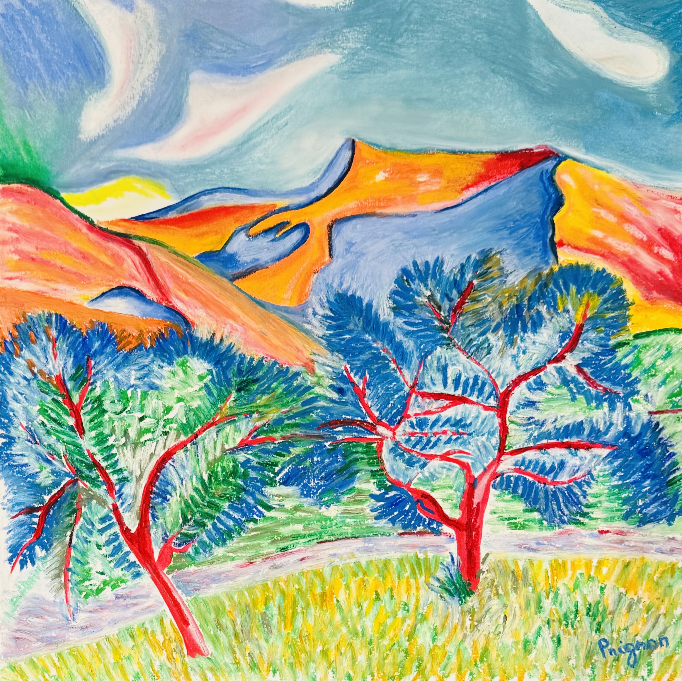 Art contemporain peinture à huile Suisse Switzerland Sophie Prignon